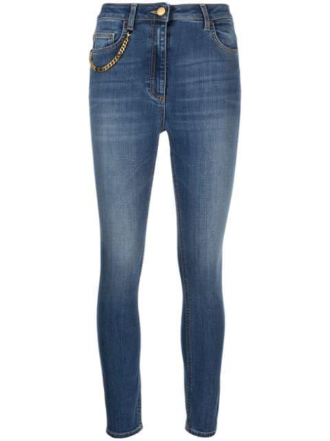 mid-rise skinny-cut jeans by ELISABETTA FRANCHI