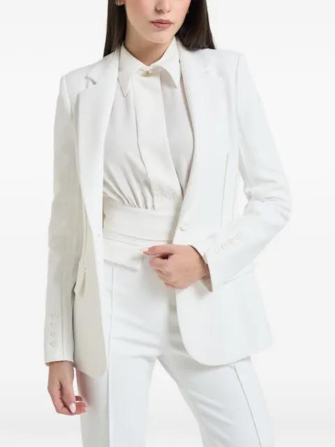 notched lapels buttoned blazer by ELISABETTA FRANCHI