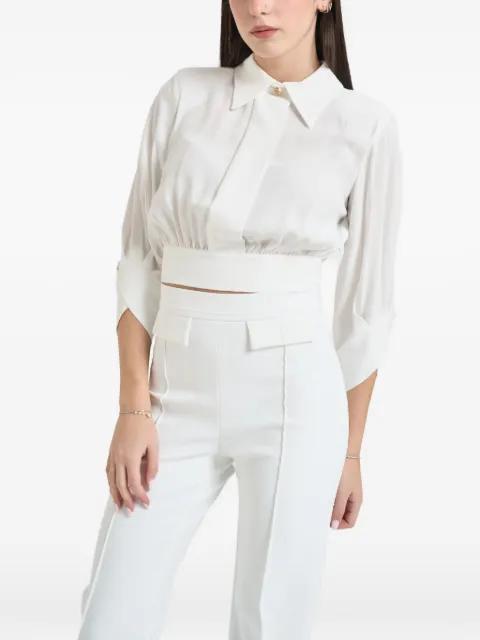open-back button shirt by ELISABETTA FRANCHI