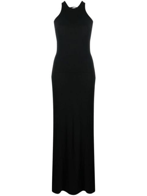 open-back embellished gown by ELISABETTA FRANCHI