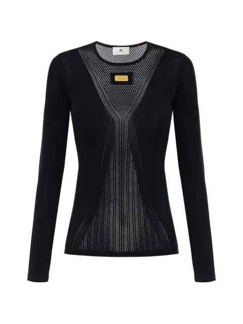 open-knit T-shirt by ELISABETTA FRANCHI