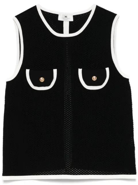 open-knit tank top by ELISABETTA FRANCHI