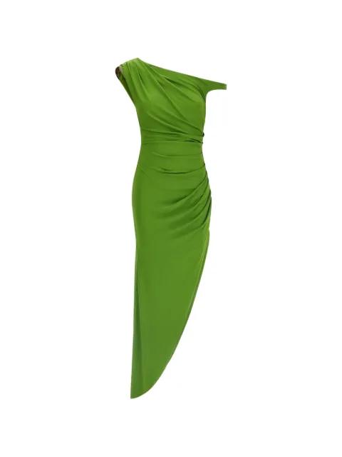 padded one-shoulder dress by ELISABETTA FRANCHI