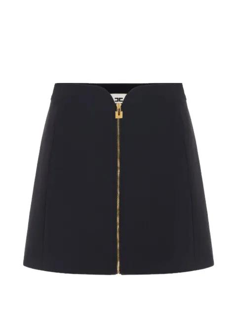 padlock-detail A-line skirt by ELISABETTA FRANCHI