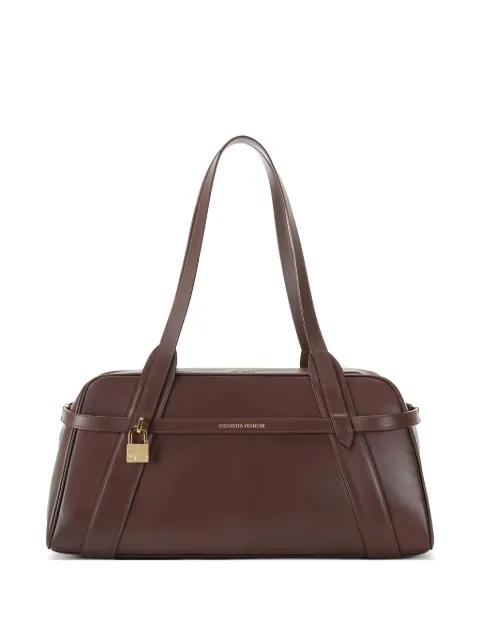padlock-detail leather shoulder bag by ELISABETTA FRANCHI