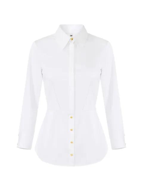 peplum button shirt by ELISABETTA FRANCHI