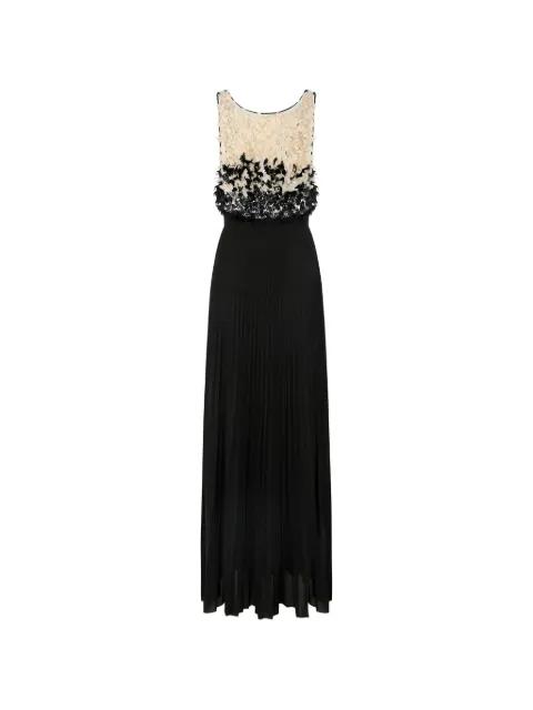 petal-embellished maxi dress by ELISABETTA FRANCHI