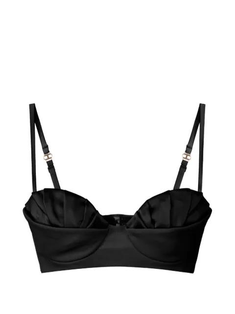 pleated crepe bra by ELISABETTA FRANCHI