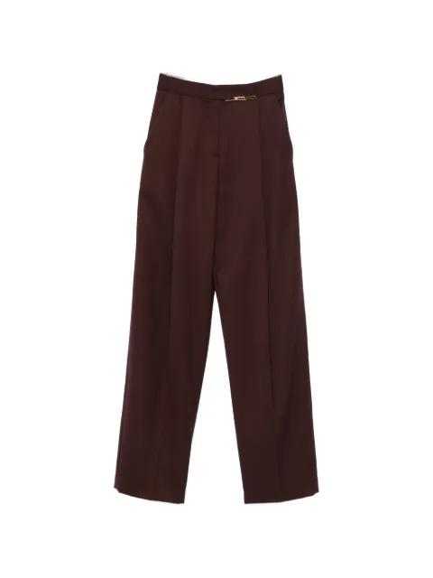 pleated-front tailored trousers by ELISABETTA FRANCHI
