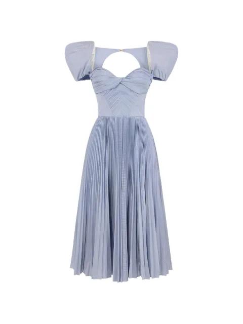pleated midi dress by ELISABETTA FRANCHI