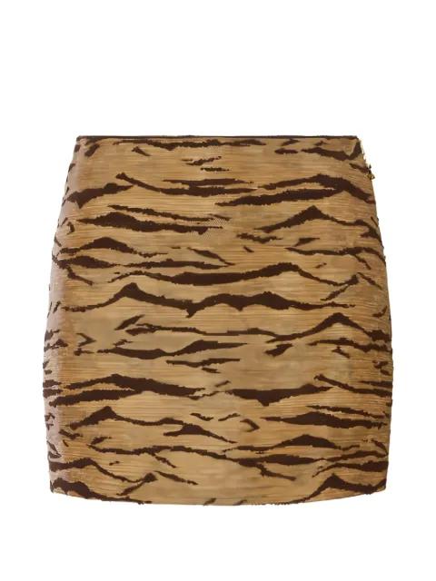 raffia-effect mini skirt by ELISABETTA FRANCHI