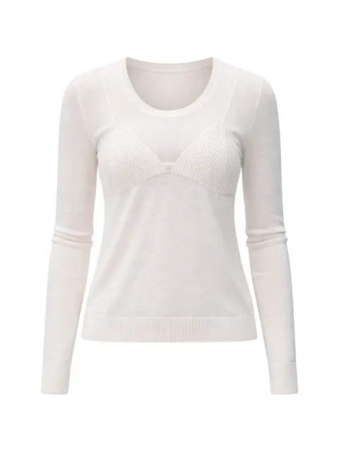 ribbed-embellished sweater by ELISABETTA FRANCHI