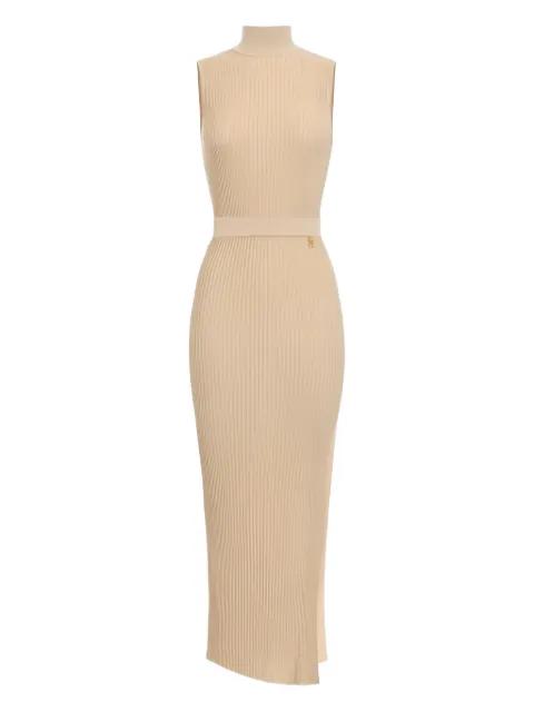 ribbed high-neck maxi dress by ELISABETTA FRANCHI