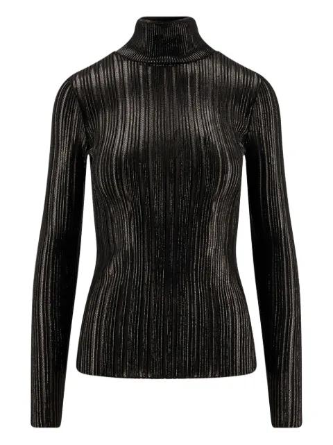 ribbed turtleneck top by ELISABETTA FRANCHI