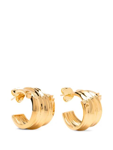 ridged hoop earrings by ELISABETTA FRANCHI
