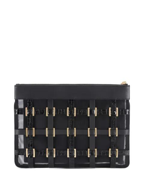ring-details clutch bag by ELISABETTA FRANCHI