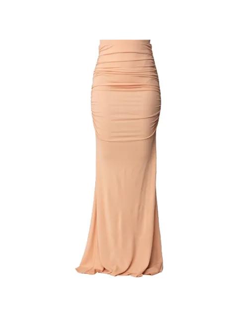 ruched long skirt by ELISABETTA FRANCHI