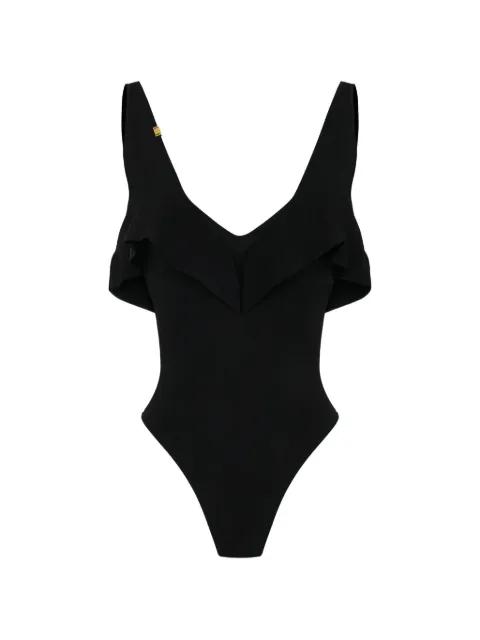 ruffled detail bodysuit by ELISABETTA FRANCHI