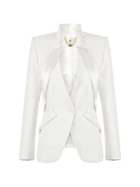 satin-lapel jacket by ELISABETTA FRANCHI