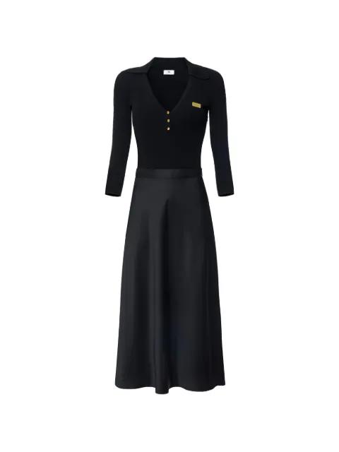 satin-skirt midi dress by ELISABETTA FRANCHI