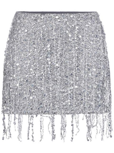 sequin-embellished mini skirt by ELISABETTA FRANCHI