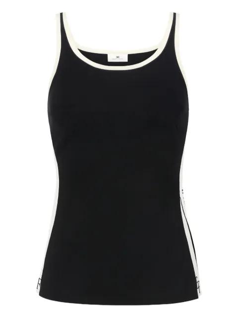 shiny-band logo-detail top by ELISABETTA FRANCHI