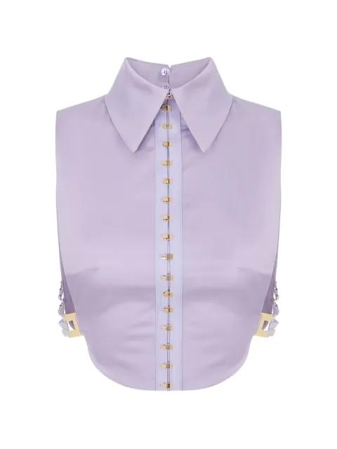 shirt-collar cotton bib by ELISABETTA FRANCHI