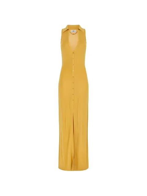 shirt-collar maxi dress by ELISABETTA FRANCHI