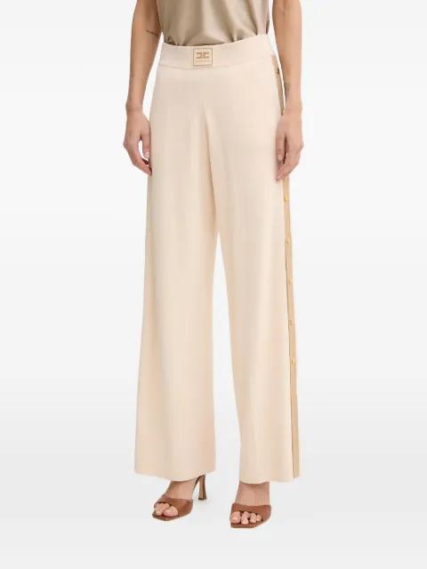 side-stripe logo-patch trousers by ELISABETTA FRANCHI