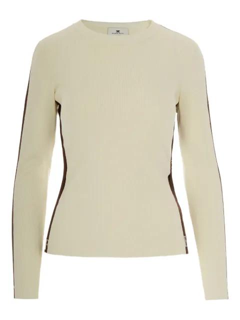 side-stripe ribbed top by ELISABETTA FRANCHI