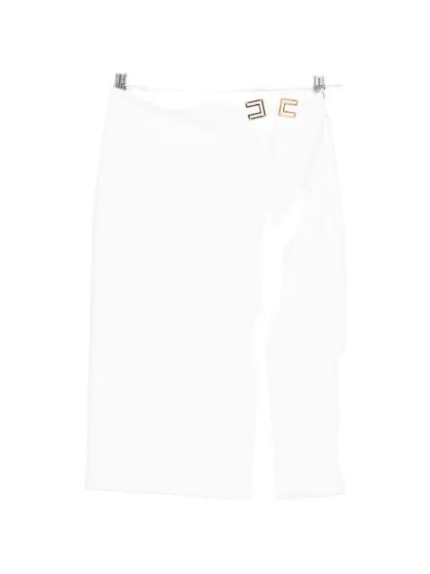 slit-buckle mini skirt by ELISABETTA FRANCHI