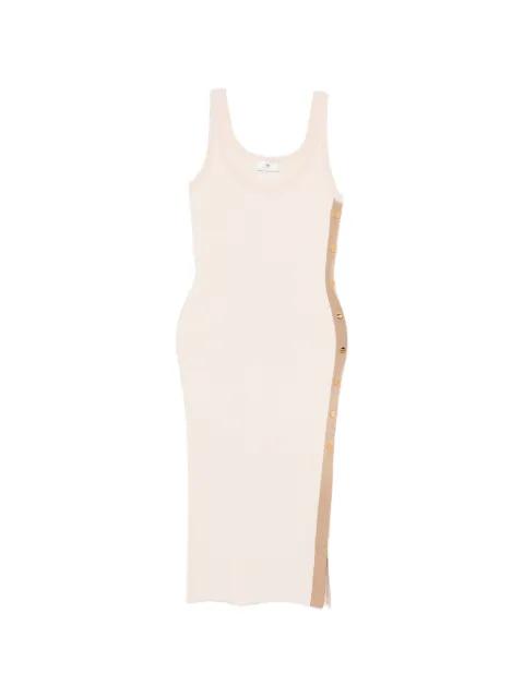 snap-button midi dress by ELISABETTA FRANCHI