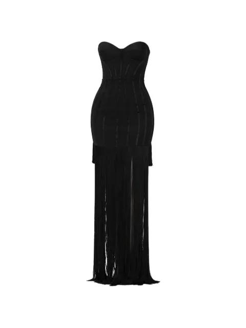 strapless maxi dress by ELISABETTA FRANCHI