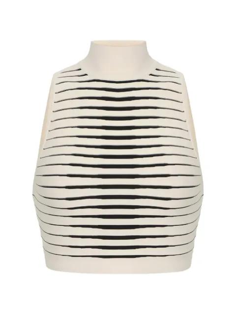 striped knit top by ELISABETTA FRANCHI
