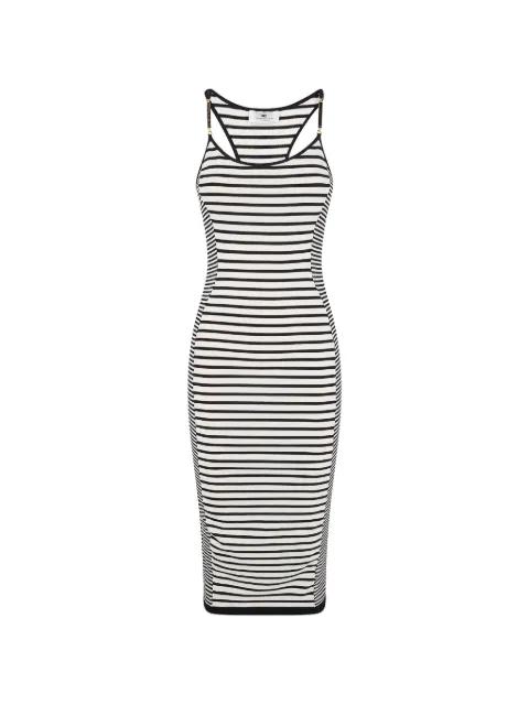 striped midi dress by ELISABETTA FRANCHI