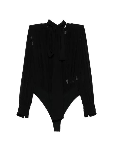 tie-neck bodysuit by ELISABETTA FRANCHI
