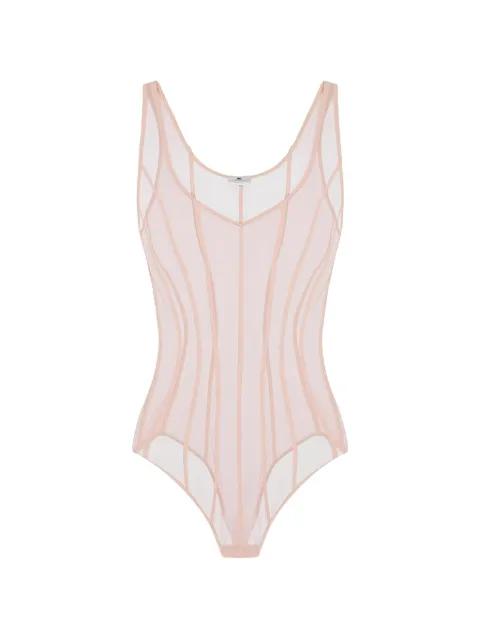 tulle micro-mesh bodysuit by ELISABETTA FRANCHI