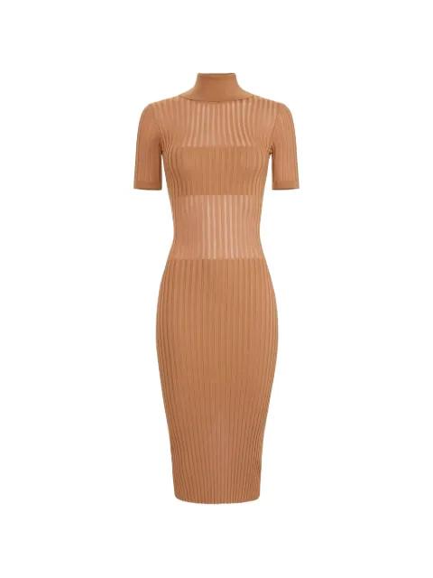 turtleneck knit midi dress by ELISABETTA FRANCHI