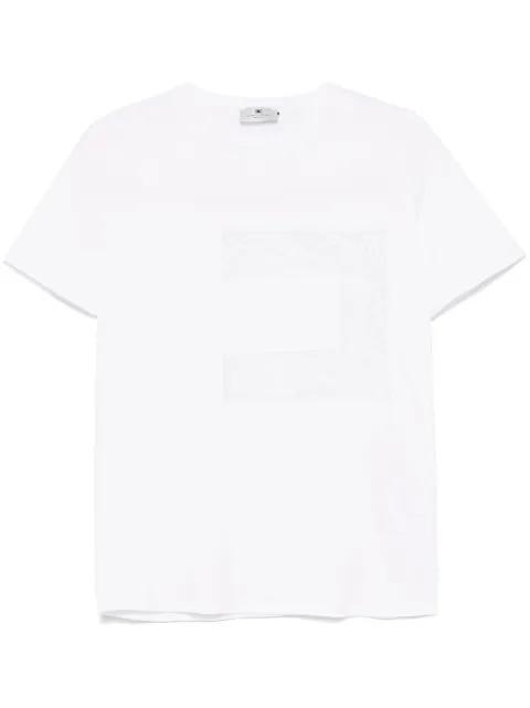 voile-logo jersey T-shirt by ELISABETTA FRANCHI