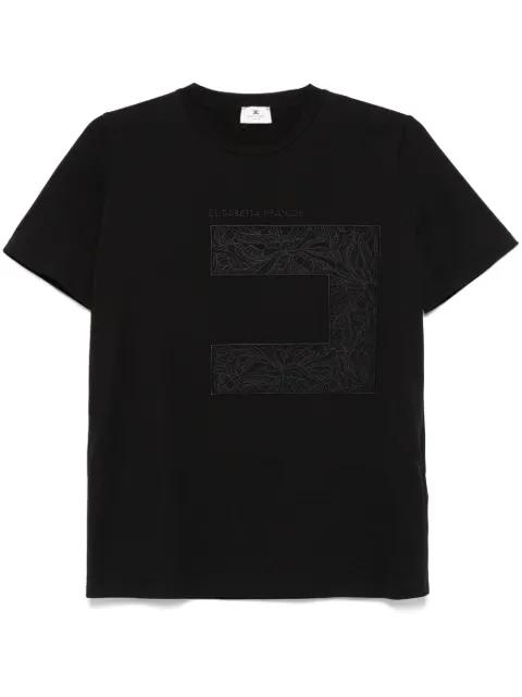 voile-logo jersey T-shirt by ELISABETTA FRANCHI