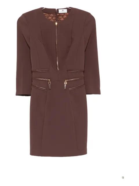 zip-detail dress by ELISABETTA FRANCHI