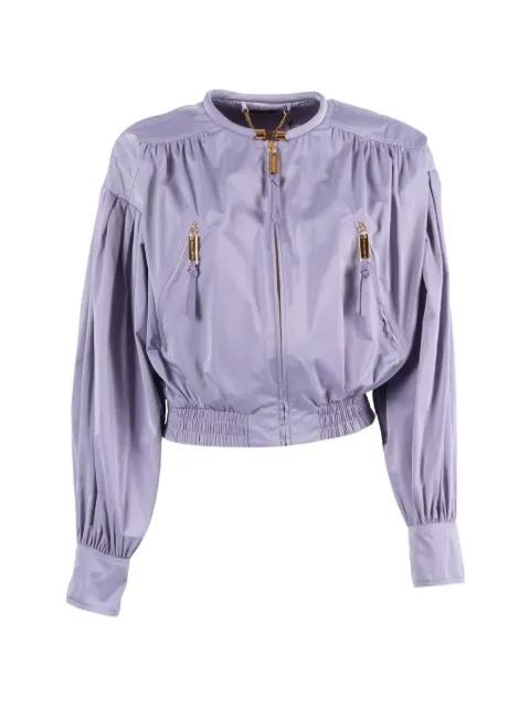 zipped cropped jacket by ELISABETTA FRANCHI