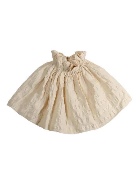 Puff paperbag-waist miniskirt by ELISE