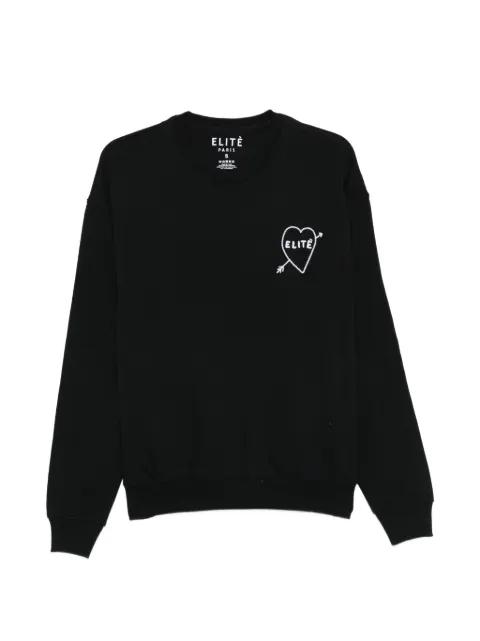 heart-motif sweatshirt by ELITE