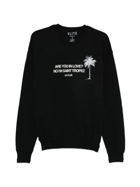 palm print sweatshirt by ELITE
