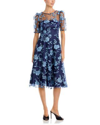 Boat Neck Midi Dress by ELIZA J