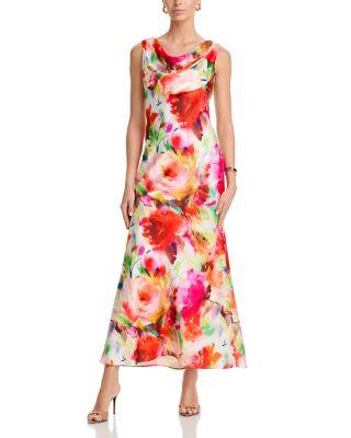 Drape Neck Gown by ELIZA J