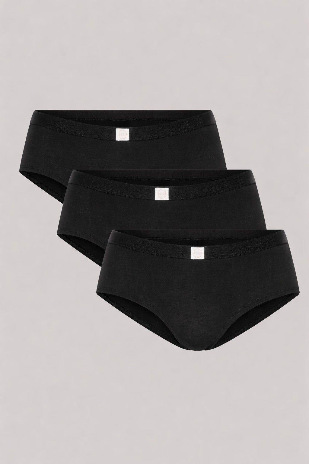 3 Pack Super Soft Cotton Heritage Patch Shorts by ELLE