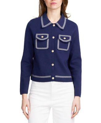Fine Gauge Western Cardigan by ELLE COLLECTION