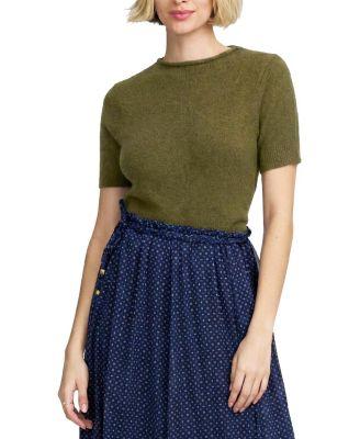 Moss Yarn Shell Sweater by ELLE COLLECTION